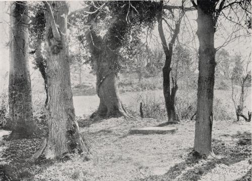 Grave of Getrude Curran, killed aged only 12 in 1792. Taken from Footprints of Emmet by J.J. Reynolds (1903).