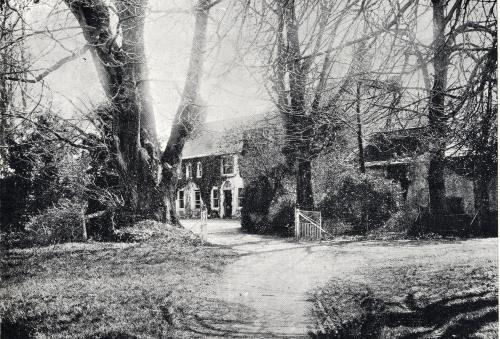 The mystique entrance into The Priory house. 