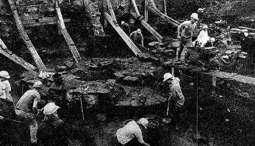 The dig was widely reported in the media. This image featured in The Irish Times.