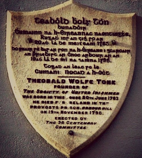 The Wolfe Tone plaque (Donal Fallon)