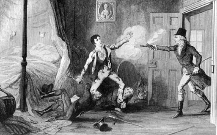 The capture of Lord Edward Fitzgerald, before he was taken to Dublin Castle.