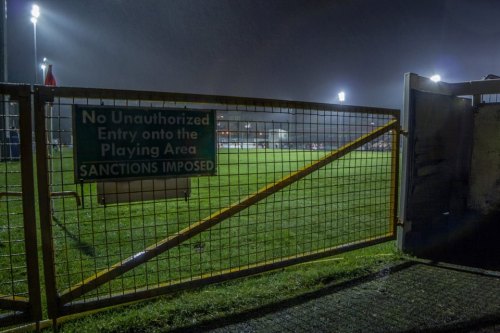 'No unauthorised entry onto the playing area' - Paul Reynolds.