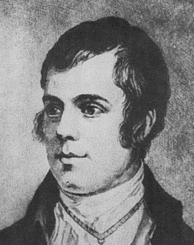 Scotland's national poet, Robert Burns.