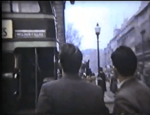 O'Connell St looking up to the Pillar (1956)