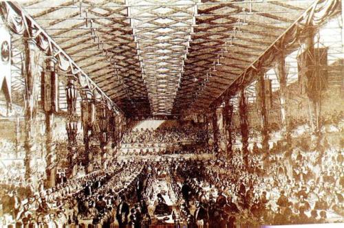 The Banquet. held in Stack A, Custom House Docks. 