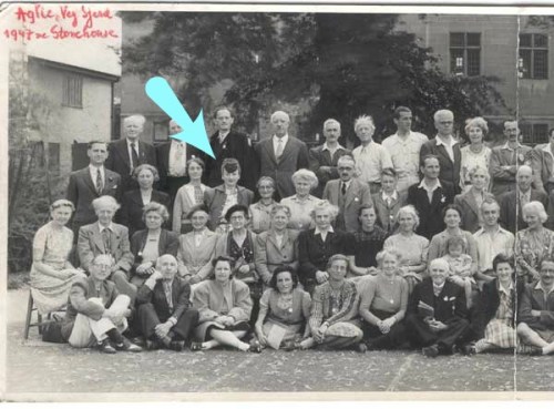 Moira Henry as one of the delegates at the 11th IVU World Vegetarian Congress 1947. Stonehouse, England. Credit - http://www.ivu.org