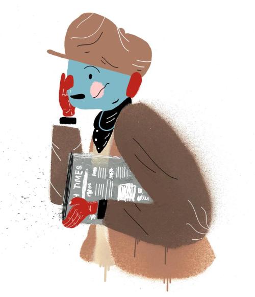 Dublin Newsboy illutration: Luke Fallon.