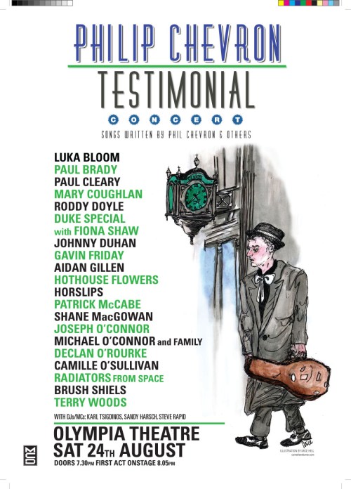 P. Chevron concert. Design - Steve Rapid