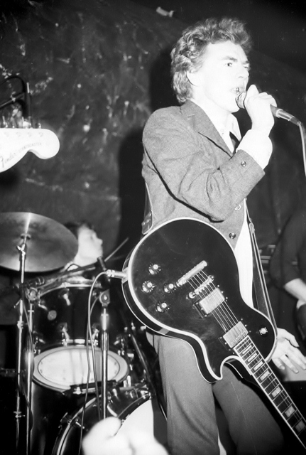 Phillip Chevron at McGonagle's. Photo - Patrick Brocklebank. (From 'u2theearlydayz.com').