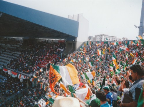 Irish and Dutch fans. Credit - BM