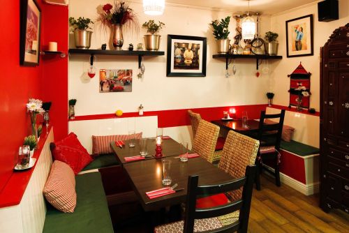 Interior of the Rotana Cafe in Portobello