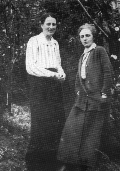 Dr. Kathleen Lynn, shown her with Madeline ffrench Mullen.