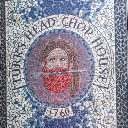 Tile detail at the contemporary Turks Head.