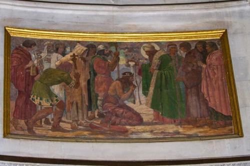 'Saint Patrick Baptising the King of Dublin in 448 A.D' (Paul Reynolds)