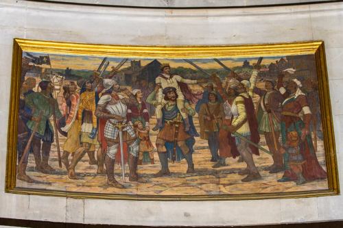 Lambert Simnel carried through the streets of Dublin 1487 A.D  (Paul Reynolds)