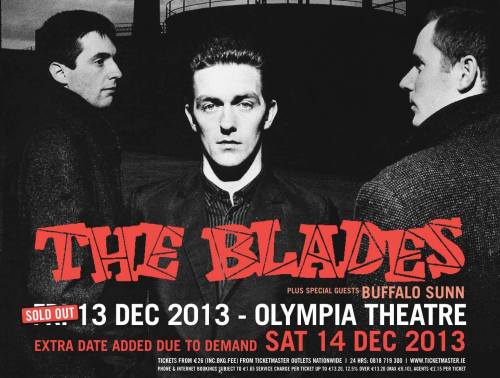 The Blades, The Olympia Theatre, December 2013.