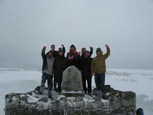 CHTM! and friends at Noel Lemass memorial plaque, January 2013.