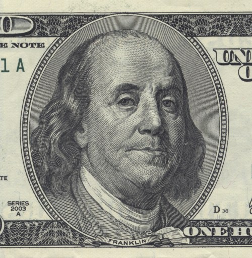 Benjamin Franklin as he appears in the wallets of Americans (Wiki Commons)