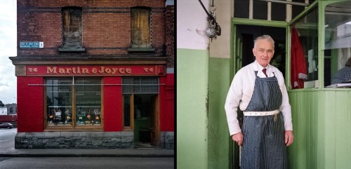 William Gallagher of Martin+Joyce's Butcher shop, Benburb Street (David Jazay)