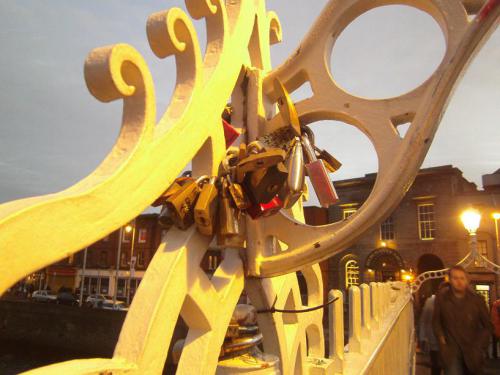 Padlocks on the bridge. (D.Fallon)