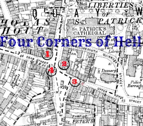 Illustration of The Four Corners of Hell. Credit - Sam (CHTM!)