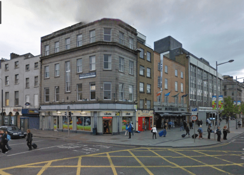 Google Maps view of Londis on the corner of O'Connell Street and Parnell Street.