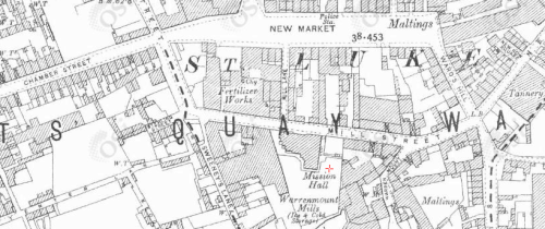 Map of the area in the 1890s.