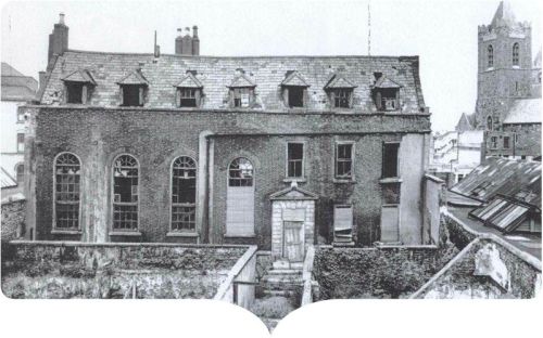 Tailors Hall in the 1970s, image from An Taisce (www.antaisce.org)