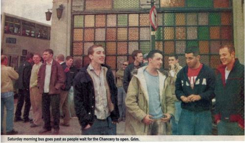 The Chancery featured in The Slate (2003). Scanned by Brand New Retro.