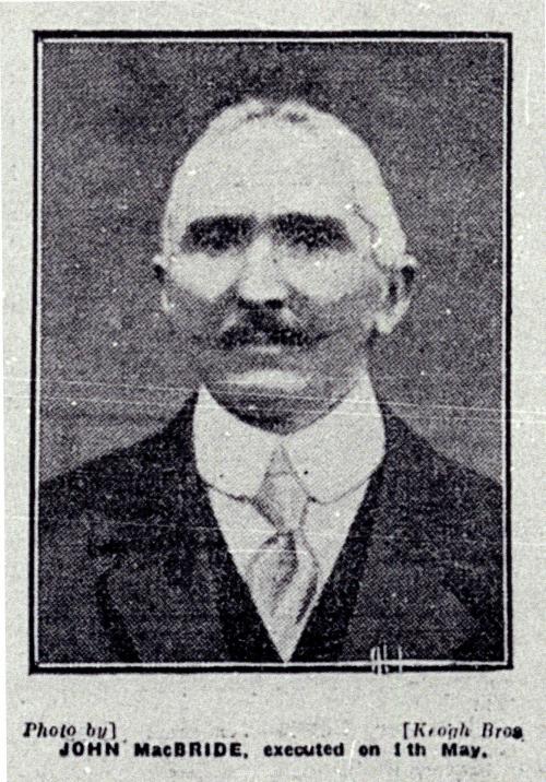 Major John MacBride, whose presence in An Stad was noted by intelligence police (Image Credit: South Dublin County Council Libraries)