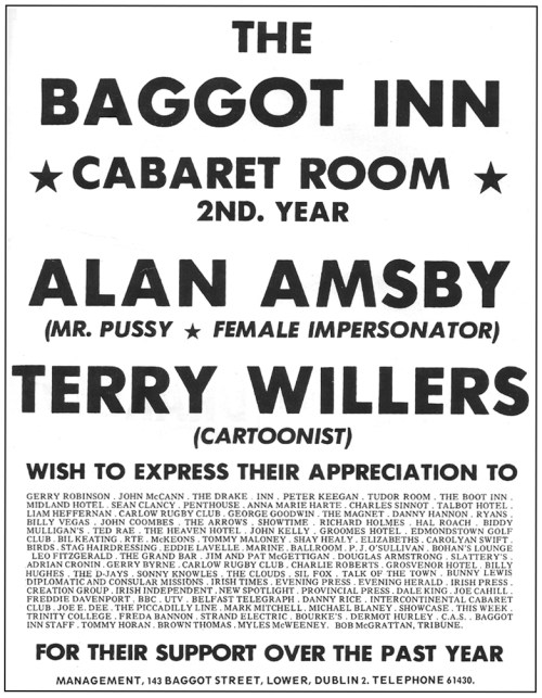 A 1971 advertisement for Alan Amsby (Thanks to Brand New Retro http://brandnewretro.ie/)