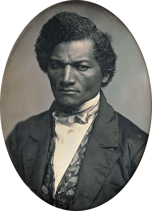 A young Frederick Douglass, who took the famous pledge from Father Mathew while in Ireland in 1845.