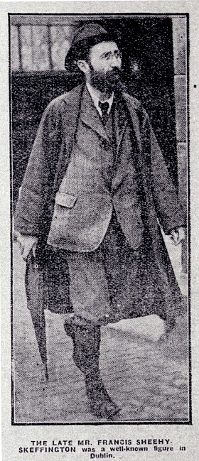 Francis Sheehy Skeffington (Image Credit: http://source.southdublinlibraries.ie/handle/10599/316)