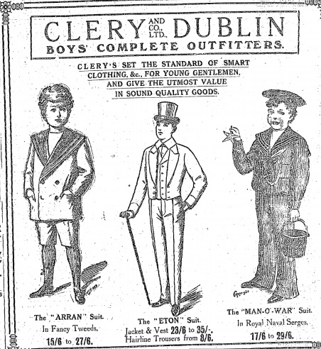 Clery's was an unsurprising target for looters. (1915 advertisement)