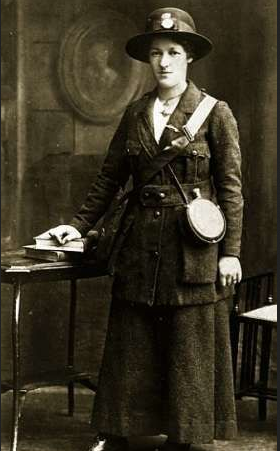 Rose MacNamara in uniform. 