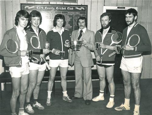 Squash team. UCC, 1970s/1980s. Credit - http://squash.ucc.ie/