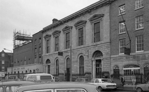 1970 street scene - from right to left - Corn Exchange Building, the Irish Press Building and The White Horse. Credit - dublincity.ie
