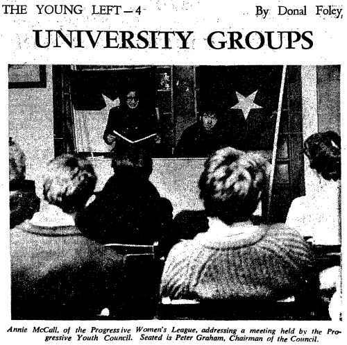 Peter Graham pictured in The Irish Times (05 Dec 1968)