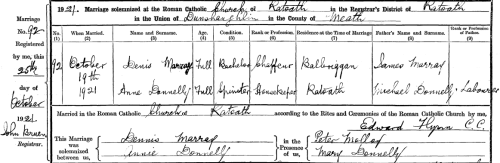 Denis Marrey marriage